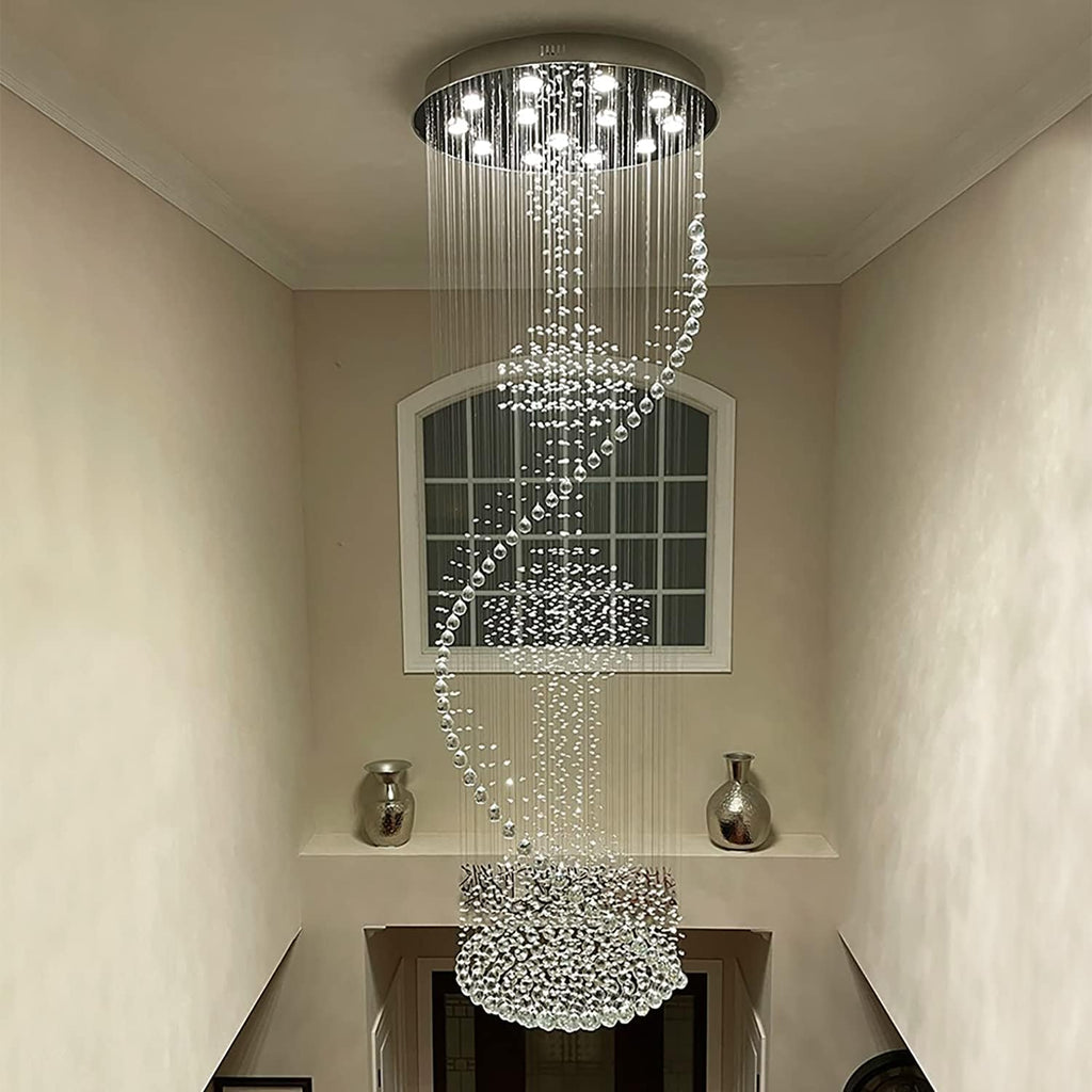 Crystal Spiral Chandelier for Staircase Y153578