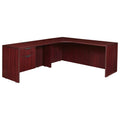 Mahogany Single Pedestal Corner Credenza J292614