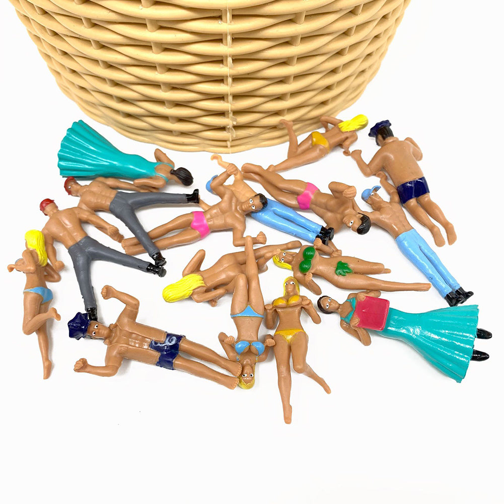8Pcs Mini Simulated People Dollhouse Pendant Decor P26213