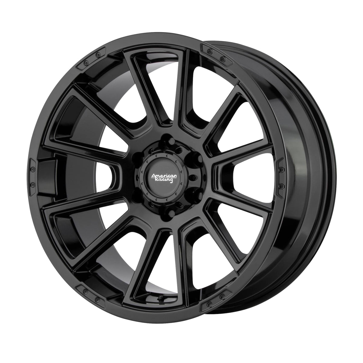 17x8.5 Gloss Black Machined Wheel E23516