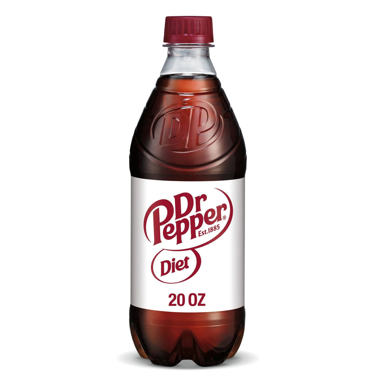 Diet Dr Pepper Soda 20oz Bottles, Quantity of 10 R520