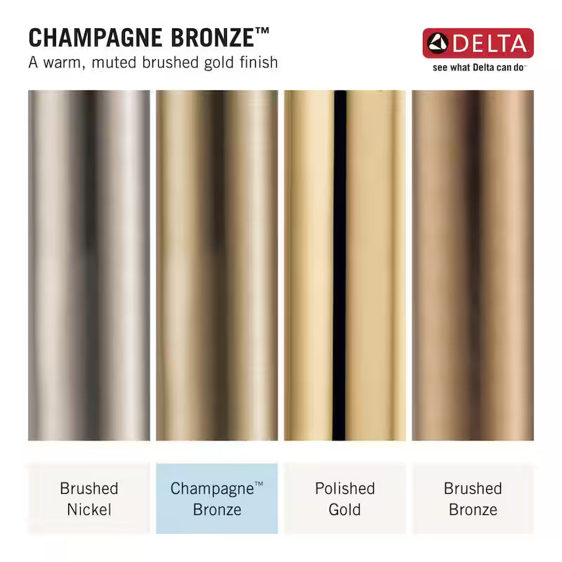 8 in. Widespread Double Handle Bathroom Faucet in Champagne Bronze Q4308
