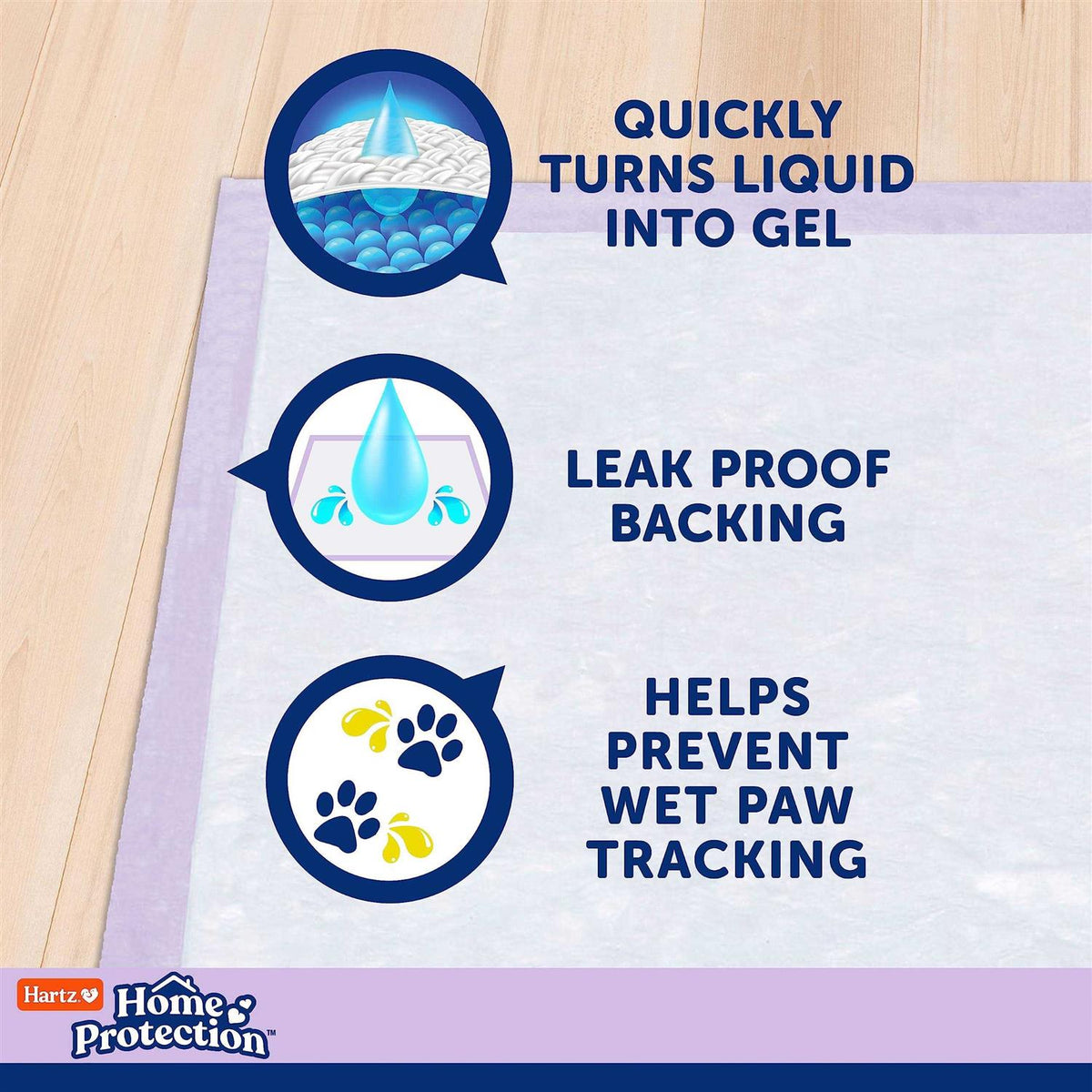 Lavender Scent Odor Eliminating Dog Pads I50315