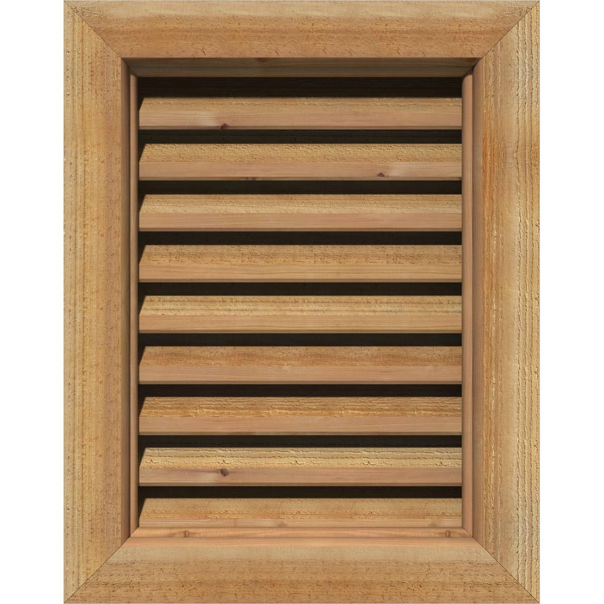 Unfinished Vertical Gable Vent F3994