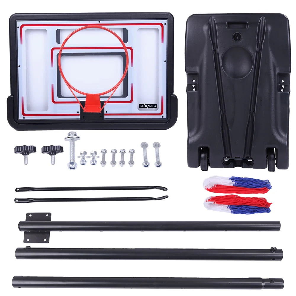 Basketball Hoop Portable 5'-7' Adjustable Height Outdoor V1360