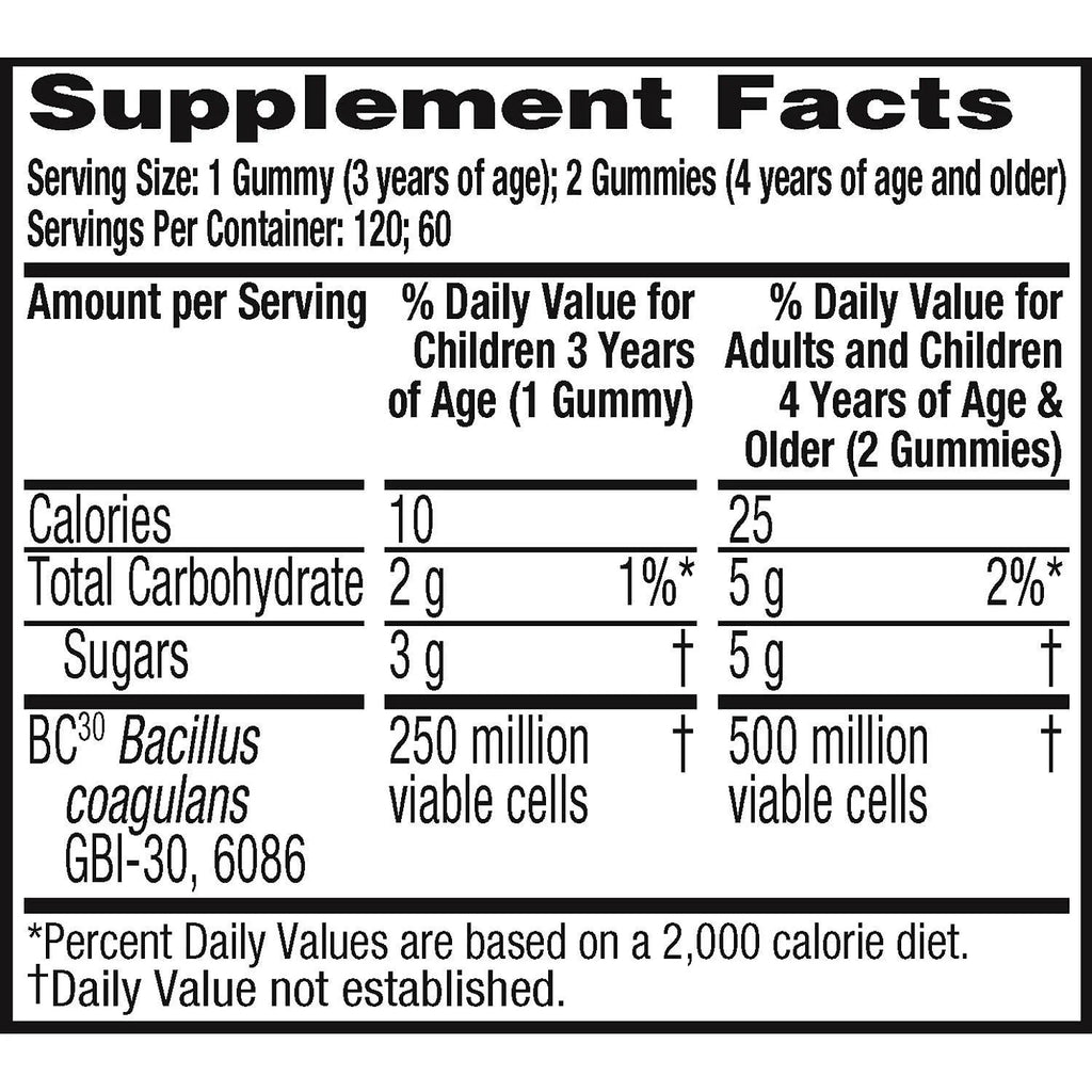 Daily Probiotics 120 Gummies T323849