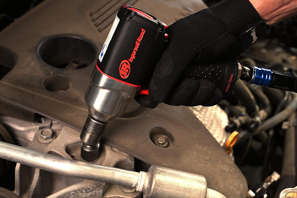 3/8" Drive Air Impact Wrench, 300 ft-lbs Max Torque, 15,000 RPM, Black Z452457