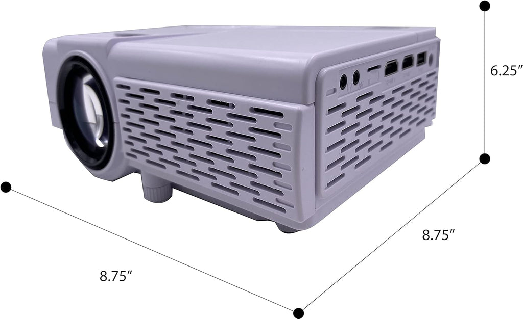 White HD LED Home Projector B7020