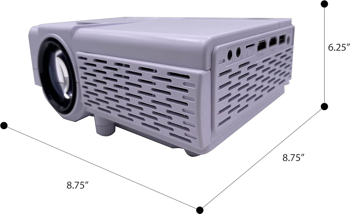 White HD LED Home Projector B7020