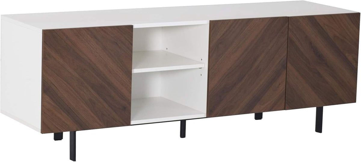 Modern Media Cabinet with Self-Closing Doors X5758