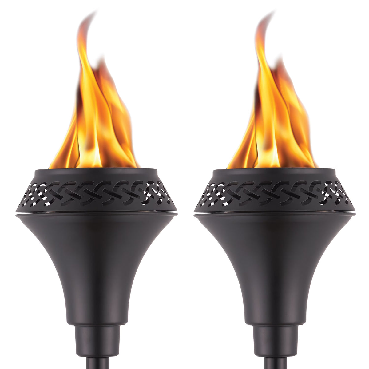 Black Metal Tiki Torch 2-Pack E119