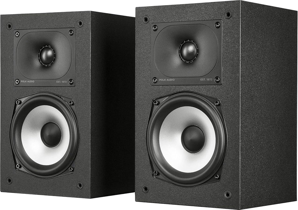 Pair of Bookshelf Speakers, Midnight Black H818234