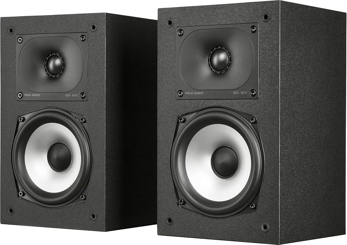 Pair of Bookshelf Speakers, Midnight Black H818234