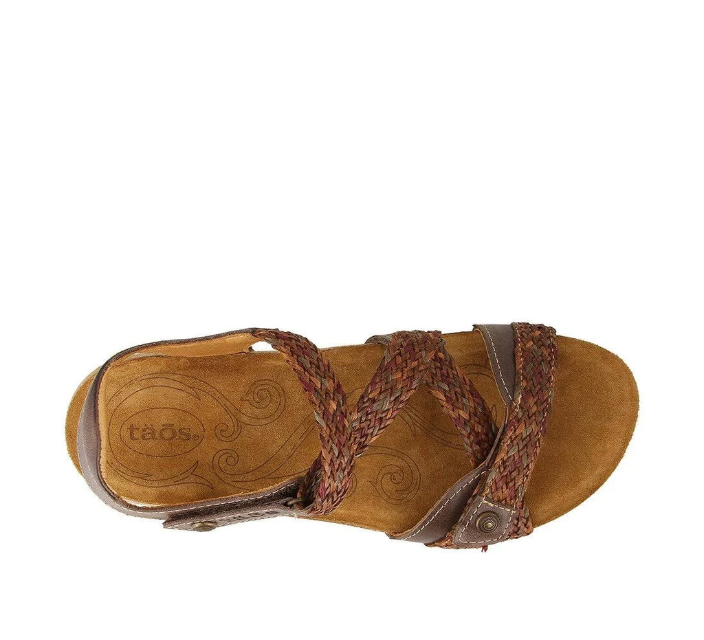 Dark Brown Multi Shoes Z2275