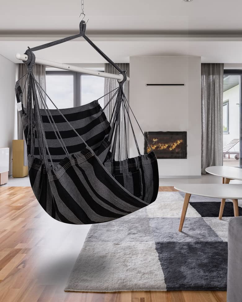 Hammock Chair Swing with Steel Bar Z532
