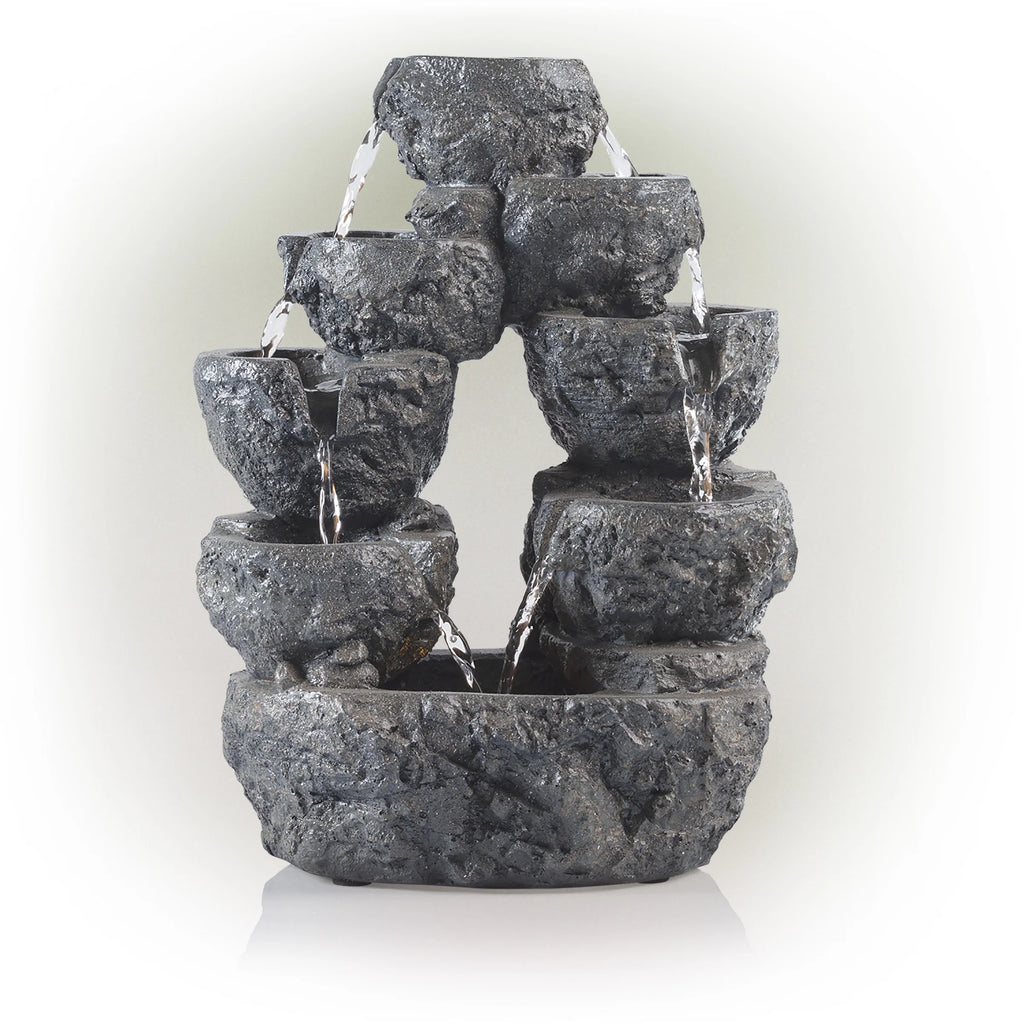14" 5-Tiered Indoor/Outdoor Tabletop Fountain O5437