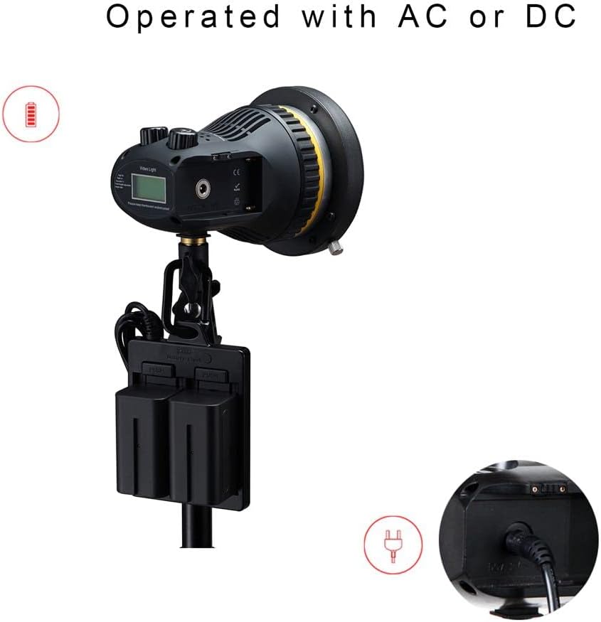 80W Portable LED COB Spotlight Video Light with Fresnel Lens Bowens Mount S919526