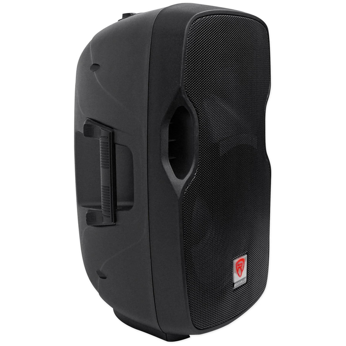 12x22 Powered 600W DJ PA Speakers with Bluetooth and Stands L4785