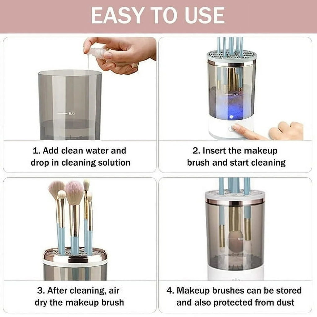 Portable Electric USB Makeup Brush Cleaner Machine F23378