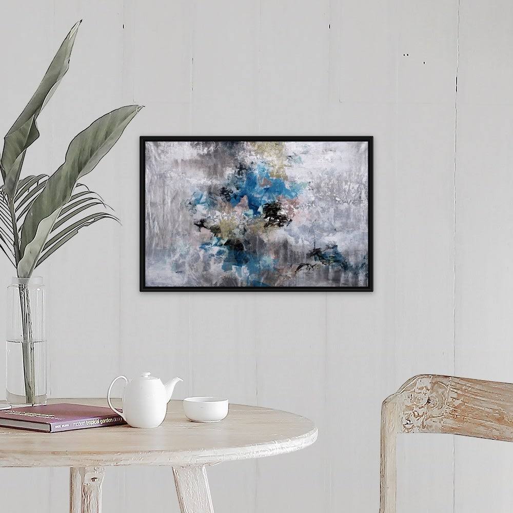 Black Float Frame Canvas Art - 24 x 16 X67606