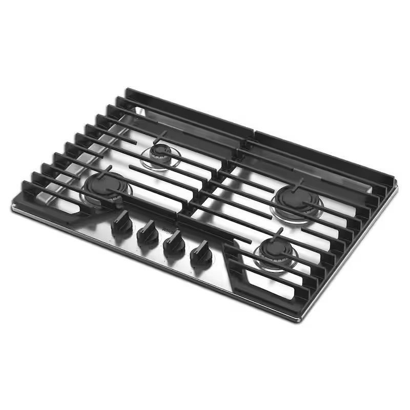 4-Burners Recessed Gas Cooktop in Stainless Steel A45170