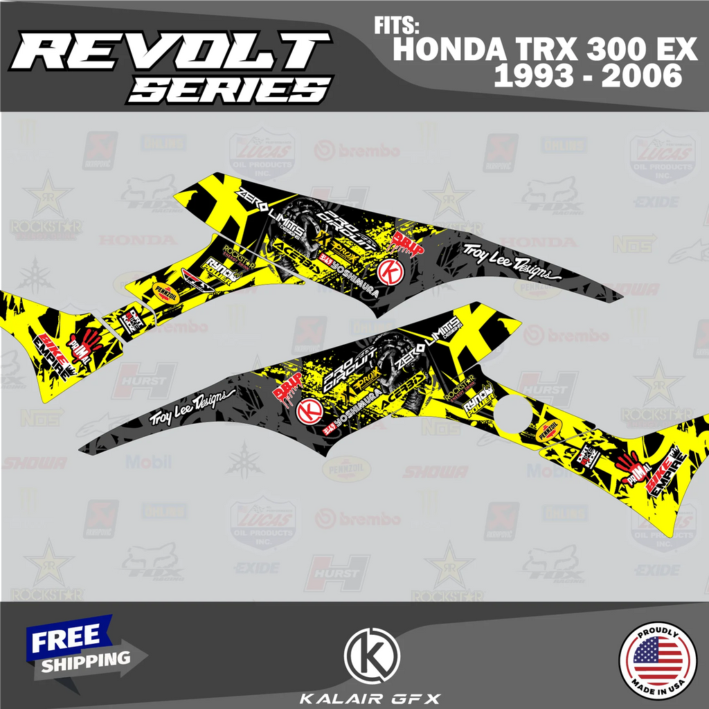 Graphics Kit for Honda ATV TRX 300EX R7618