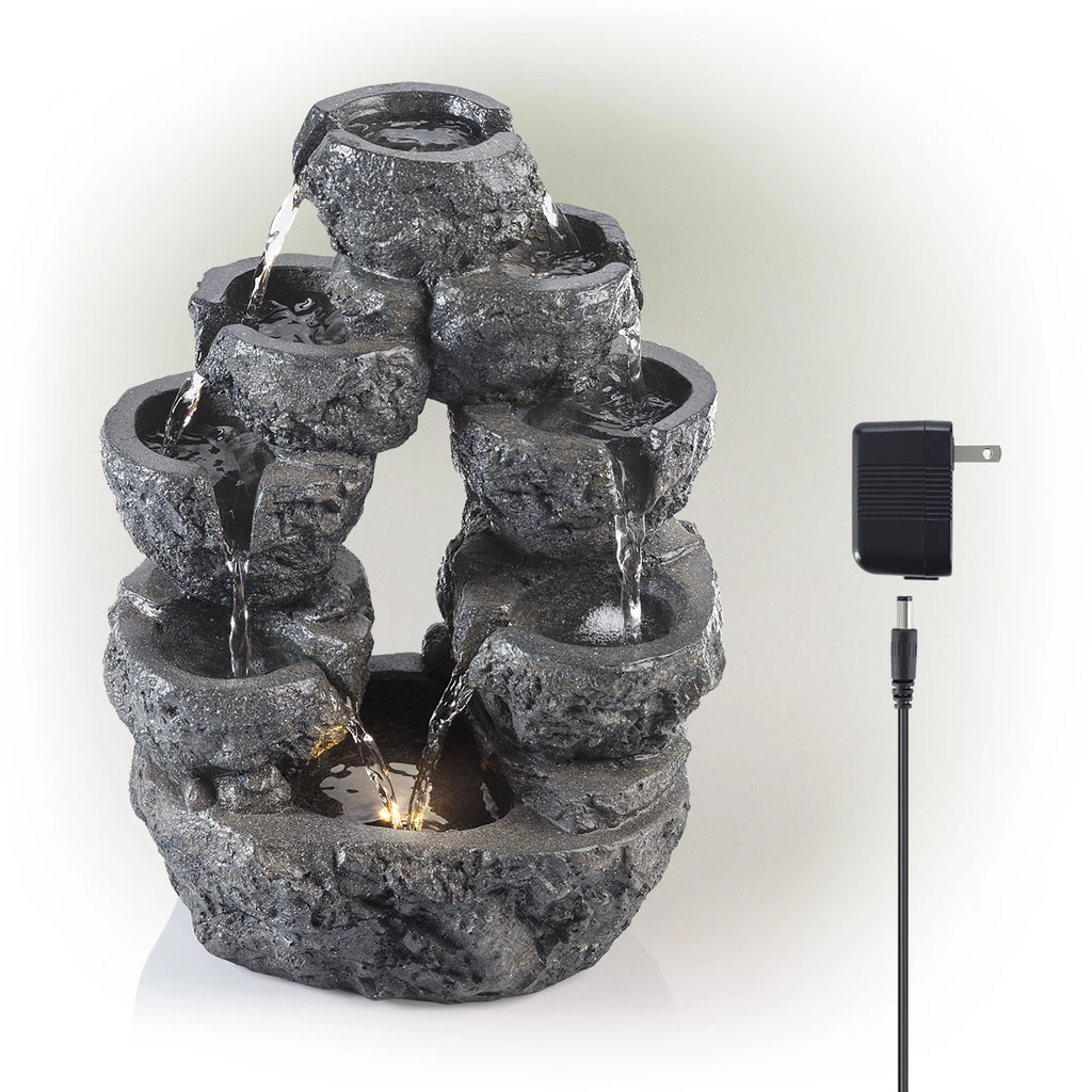 14" 5-Tiered Indoor/Outdoor Tabletop Fountain O5437