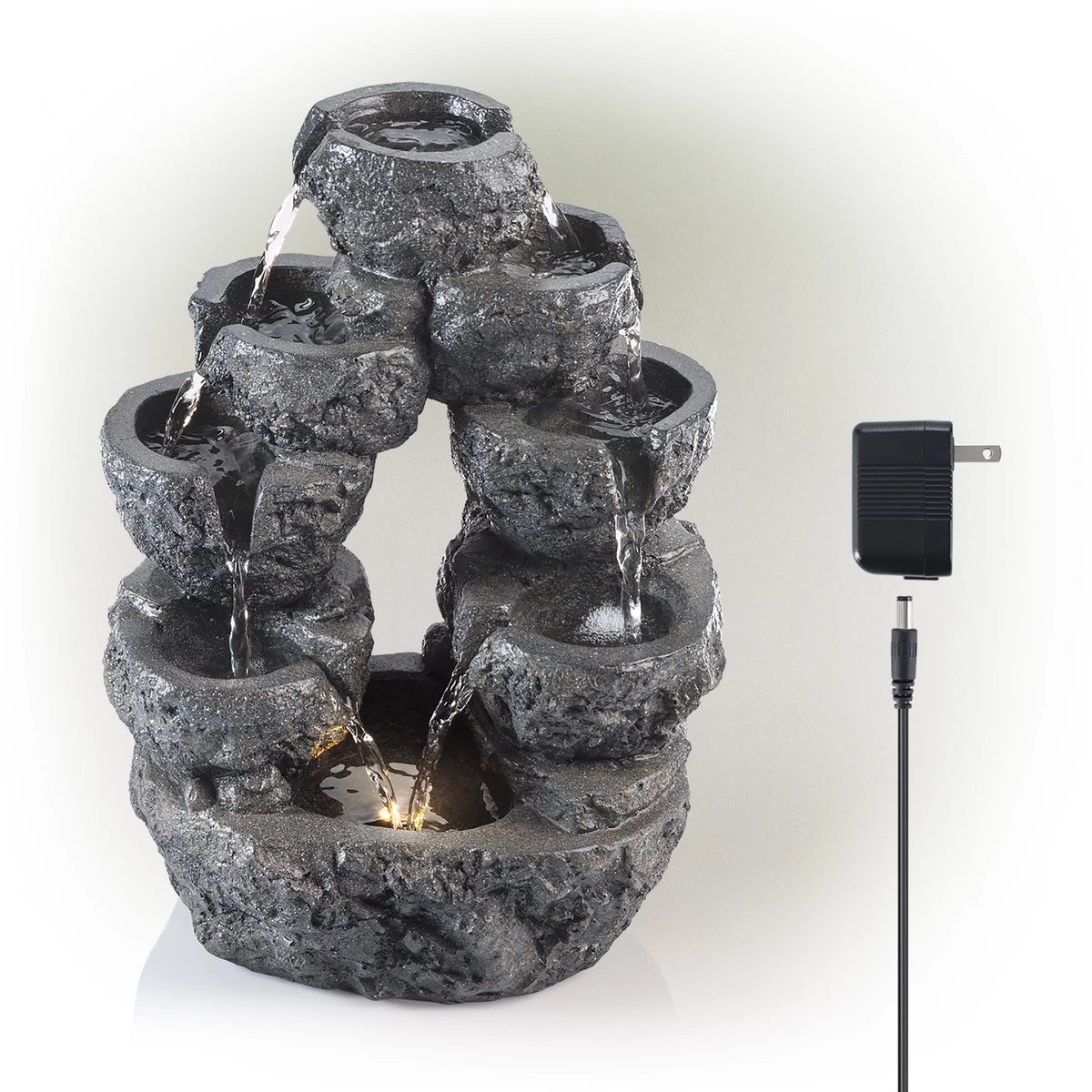 14" 5-Tiered Indoor/Outdoor Tabletop Fountain O5437