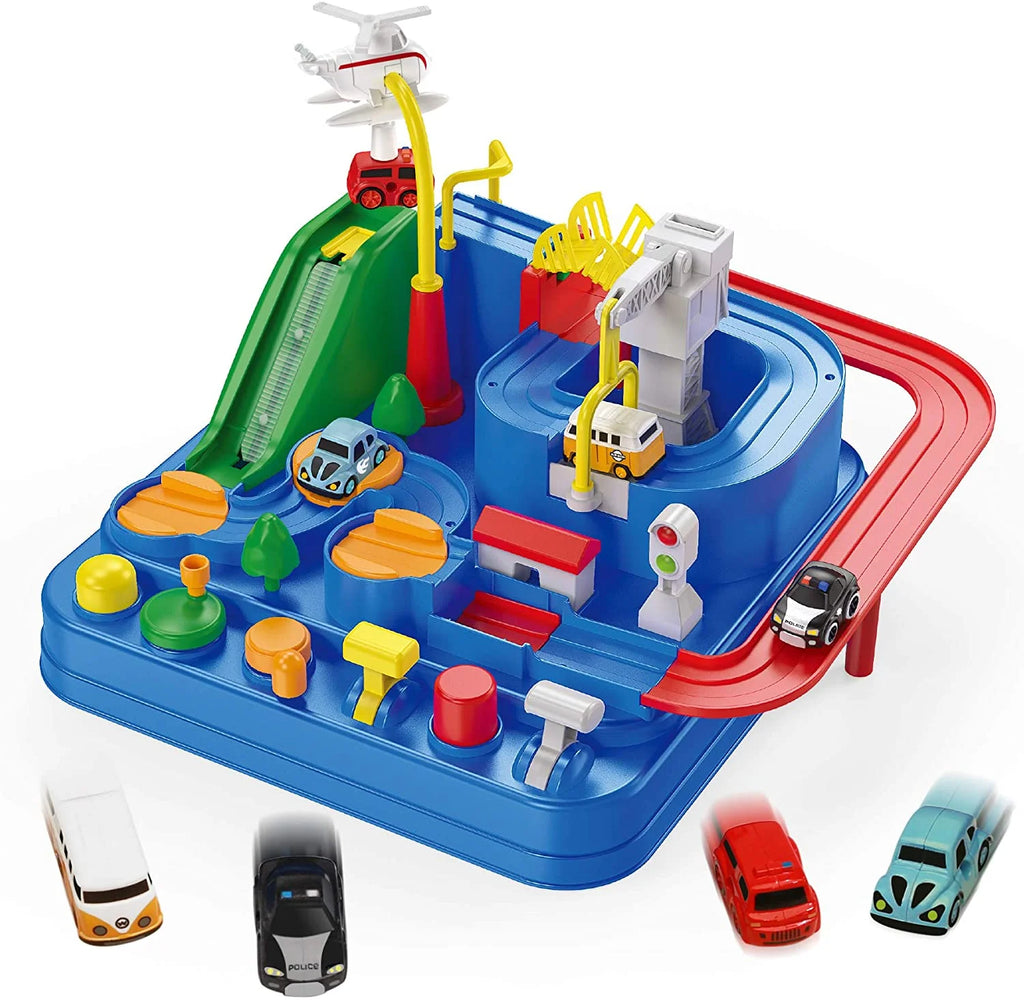 Race Tracks Car Toys STEM Track Adventure Educational Toys for Toddlers 3 4 5 6 7 8 Year Old Boys Girls F6203