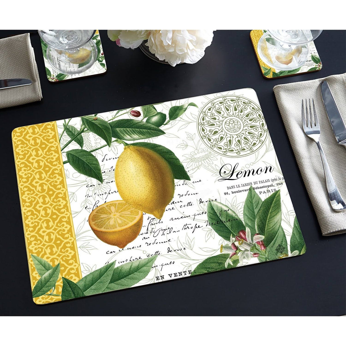 Set of 4 Cork-Back Placemats P2329