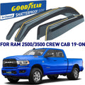 Shatterproof in-Channel Window Deflectors for Trucks, 4 pcs Z6485