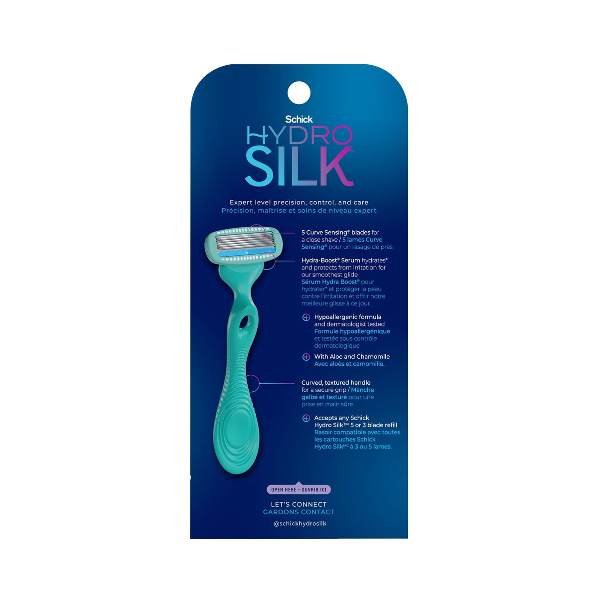 5-Blade Womens Razor with 2 Blade Refills L529
