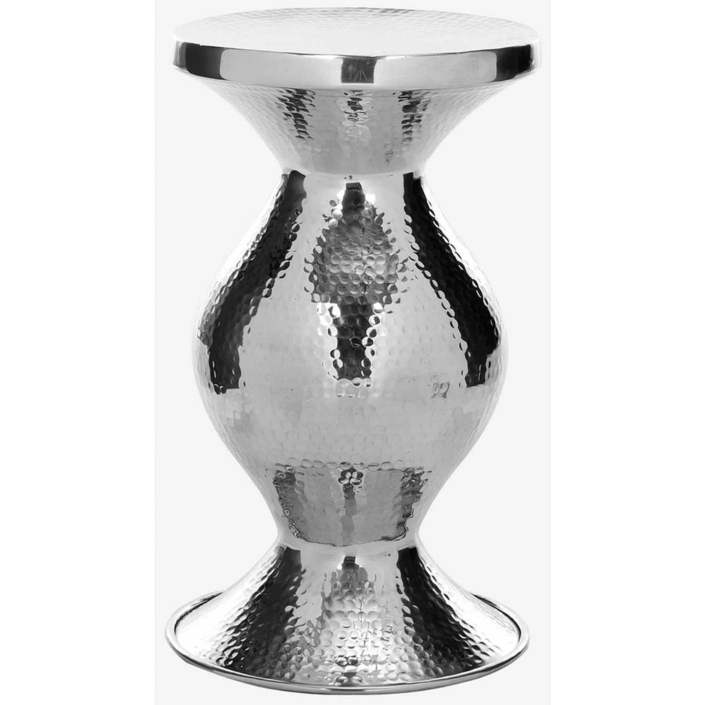 Small Hammered Aluminum Stool M794
