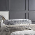 Faux Bench Stainless Steel Legs W8909