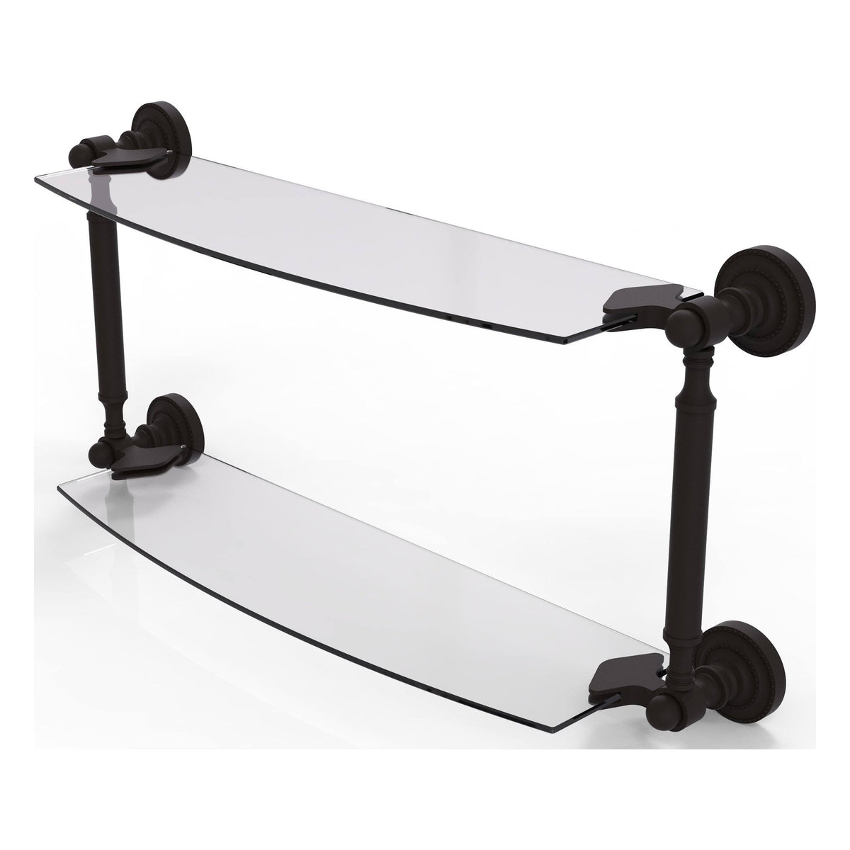 18x22 Two Tiered Glass Shelf Oil Rubbed Bronze G525384