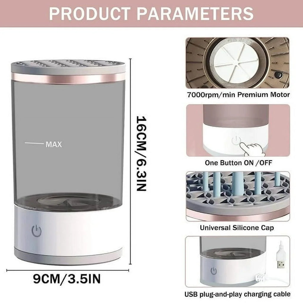 Portable Electric USB Makeup Brush Cleaner Machine F23378