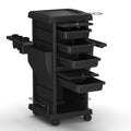 Locking Hair Salon Trolley Rolling Cart with 6 Drawer C458639