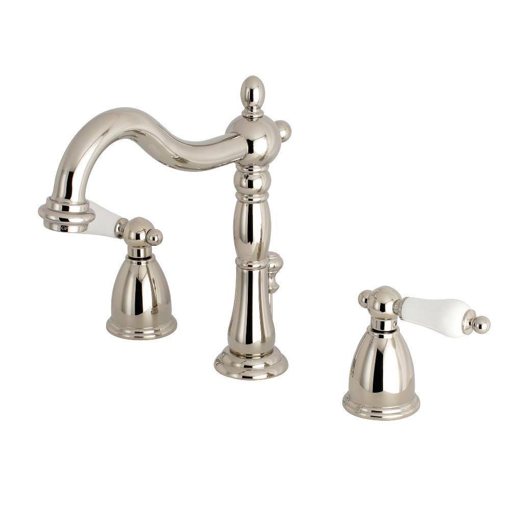 8x22 Widespread Bathroom Faucet, Brushed Nickel I3162