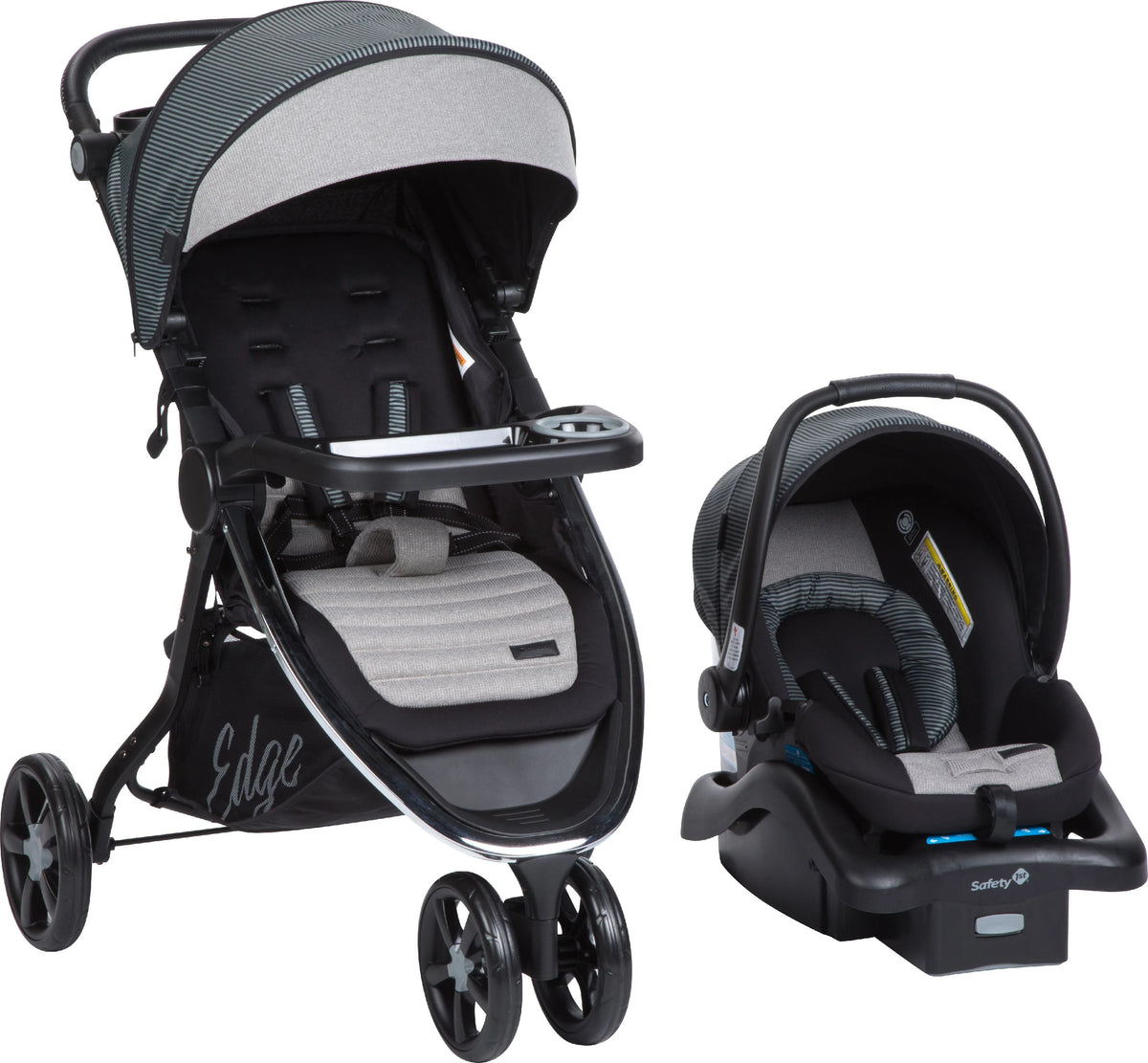 Stroller and Rear-Facing Infant Car Seat E633