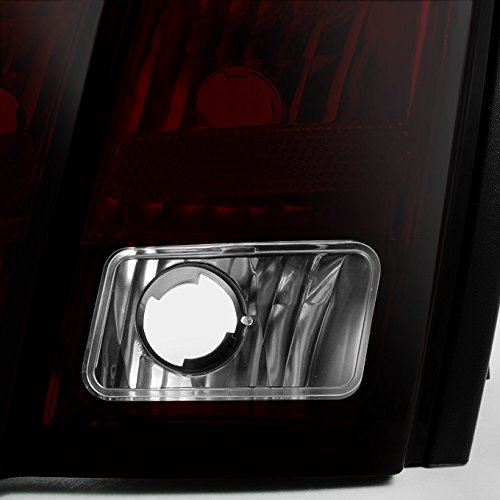 Dark Red Tail Lights Brake Lamps Left + Right Side Replacement Pair B424997