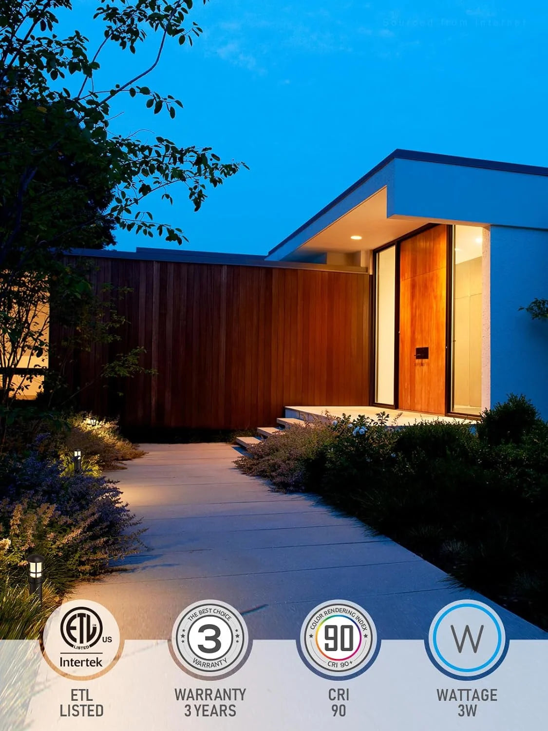 12-Pack Low Voltage Waterproof Bronze Aluminum Pathway Lights Z12966