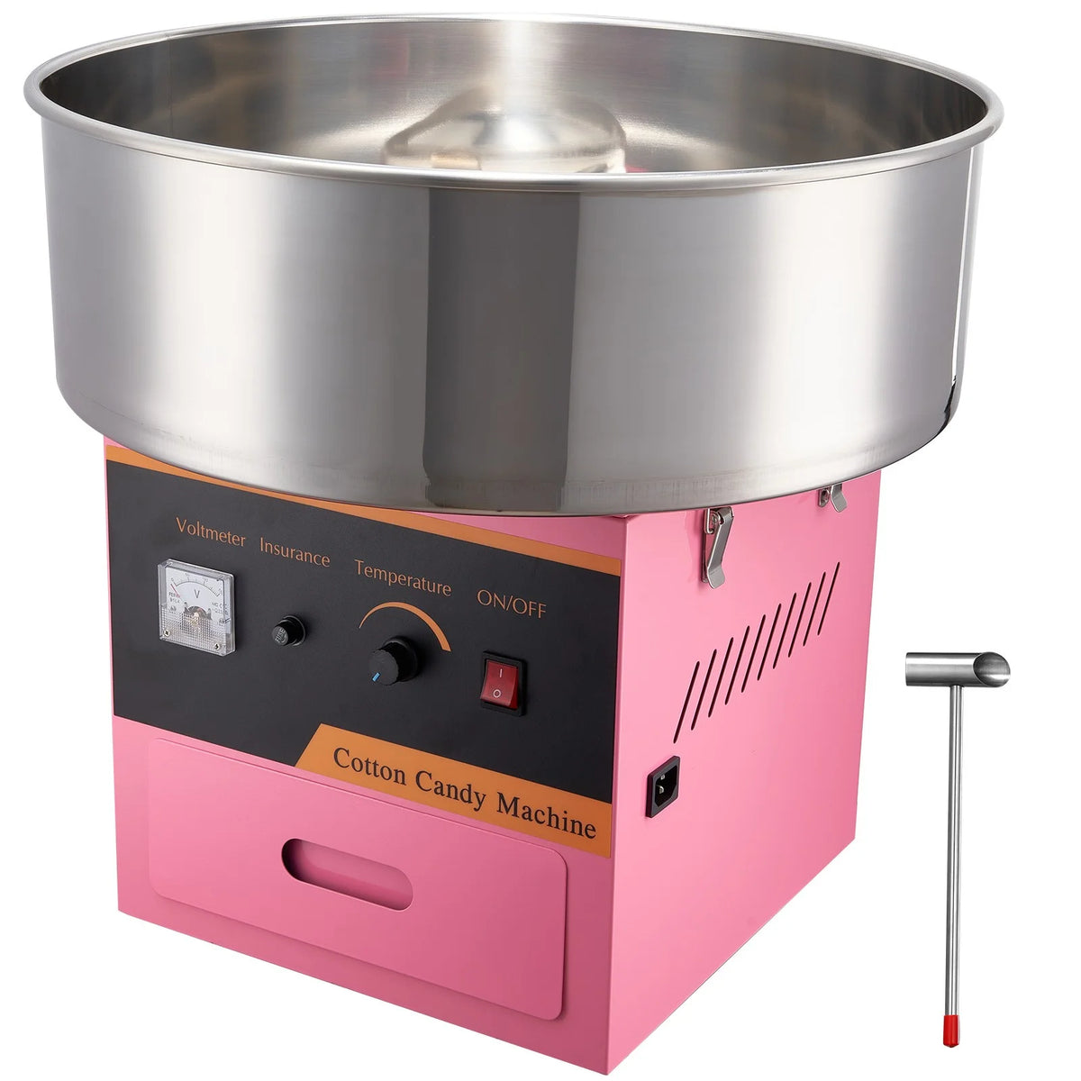 Cotton Candy Machine 21 Inch Stainless Steel Bowl Electric Candy Floss Maker K277
