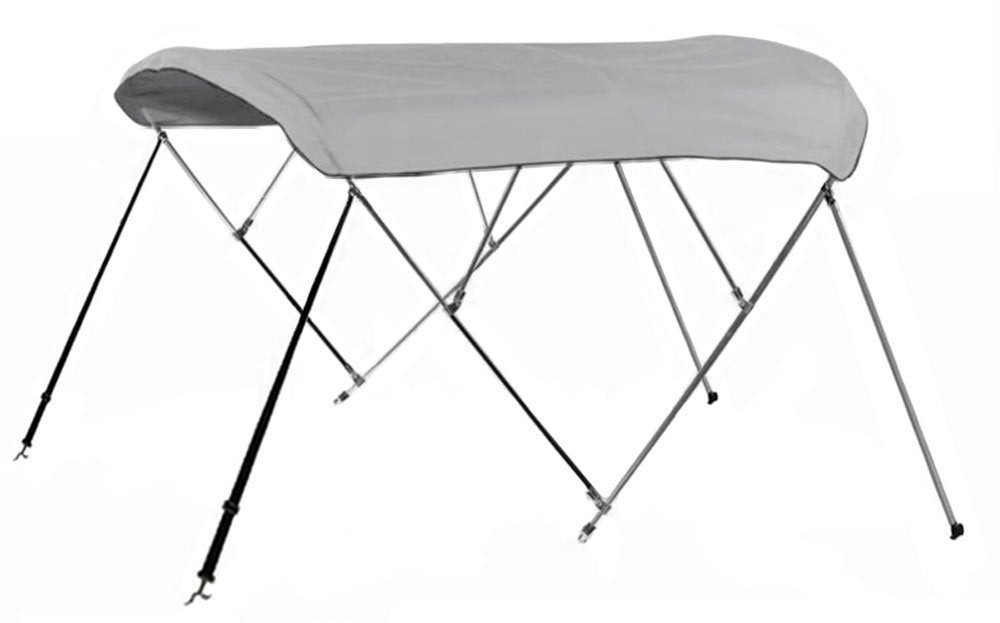 Gray 4 Bow Pontoon Bimini Top Boat Cover O103