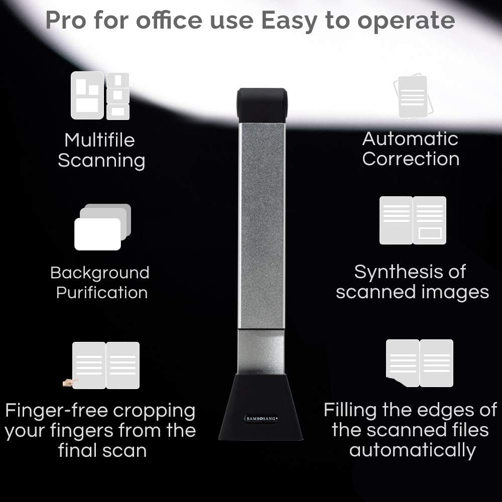 Portable Document Scanner with Multi-Language OCR Q976
