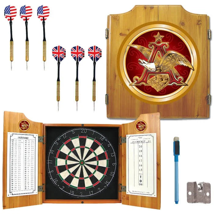 Dart Cabinet with Darts and Board Q6631