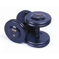 Black 85 Pounds Dumbbells C3711