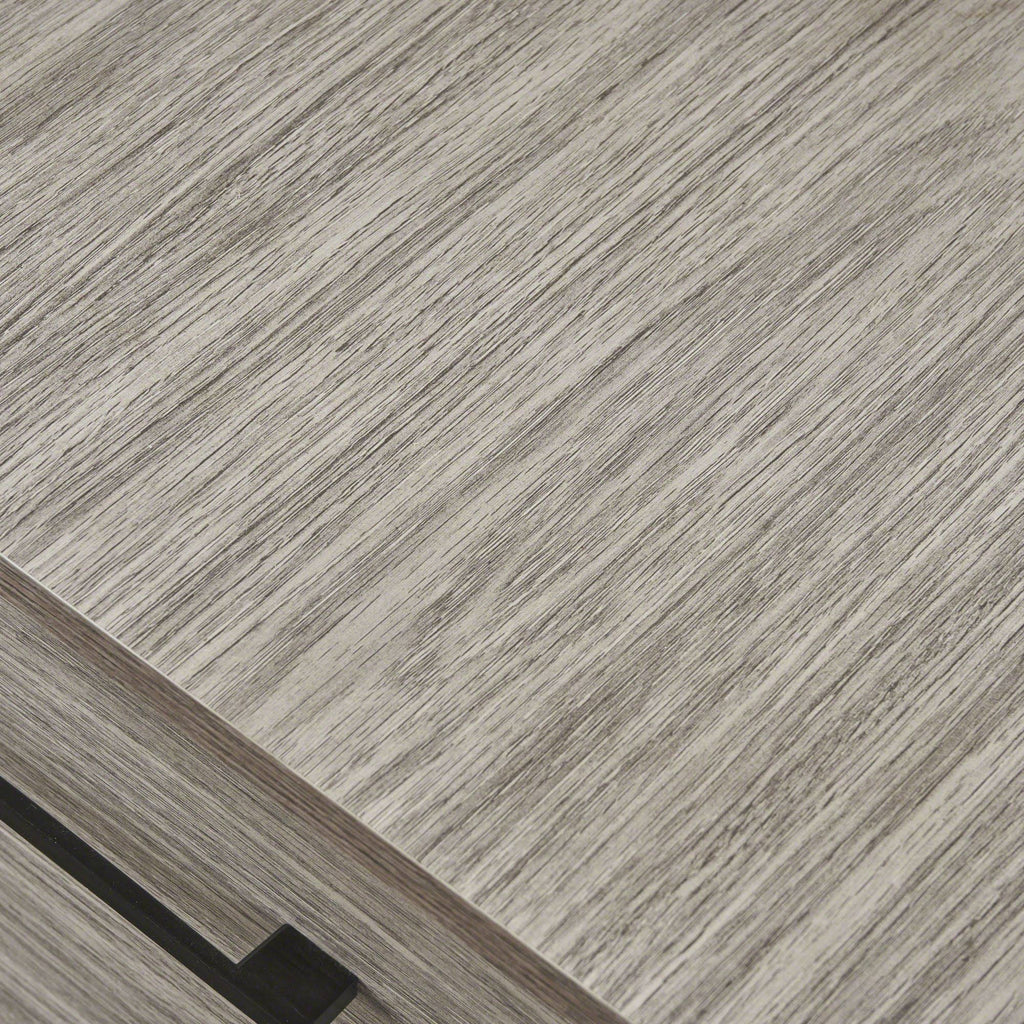 Charcoal Gray and Black Contemporary Rectangular Cabinet Z3222