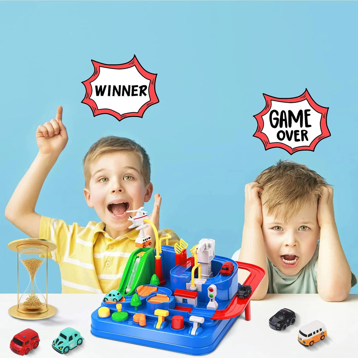 Race Tracks Car Toys STEM Track Adventure Educational Toys for Toddlers 3 4 5 6 7 8 Year Old Boys Girls F6203