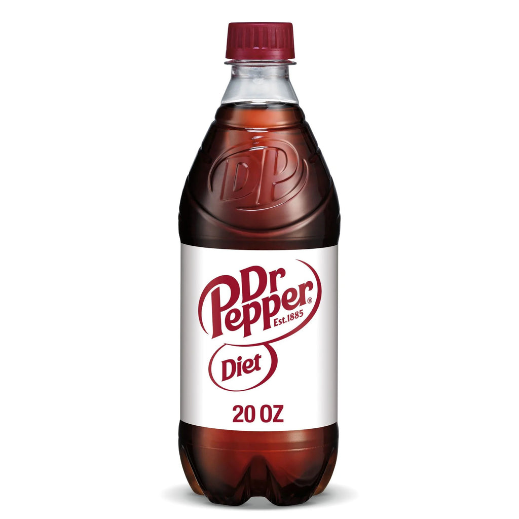 Diet Dr Pepper Soda 20oz Bottles, Quantity of 10 R520