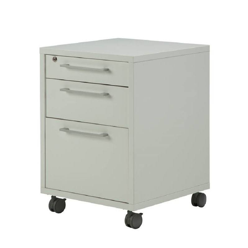 White Wooden Writing Desk Set U297749